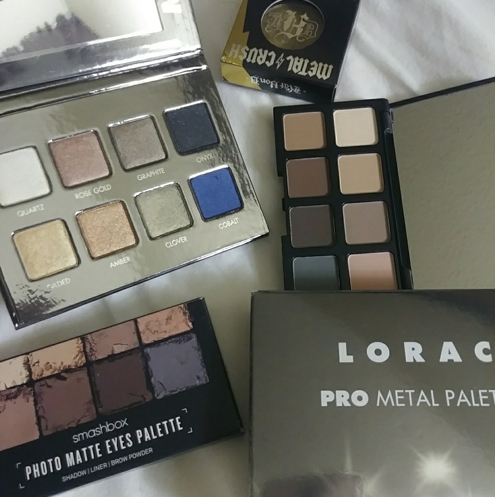 Lorac, Smashbox, & Kat Von D Eyeshadow Bundle